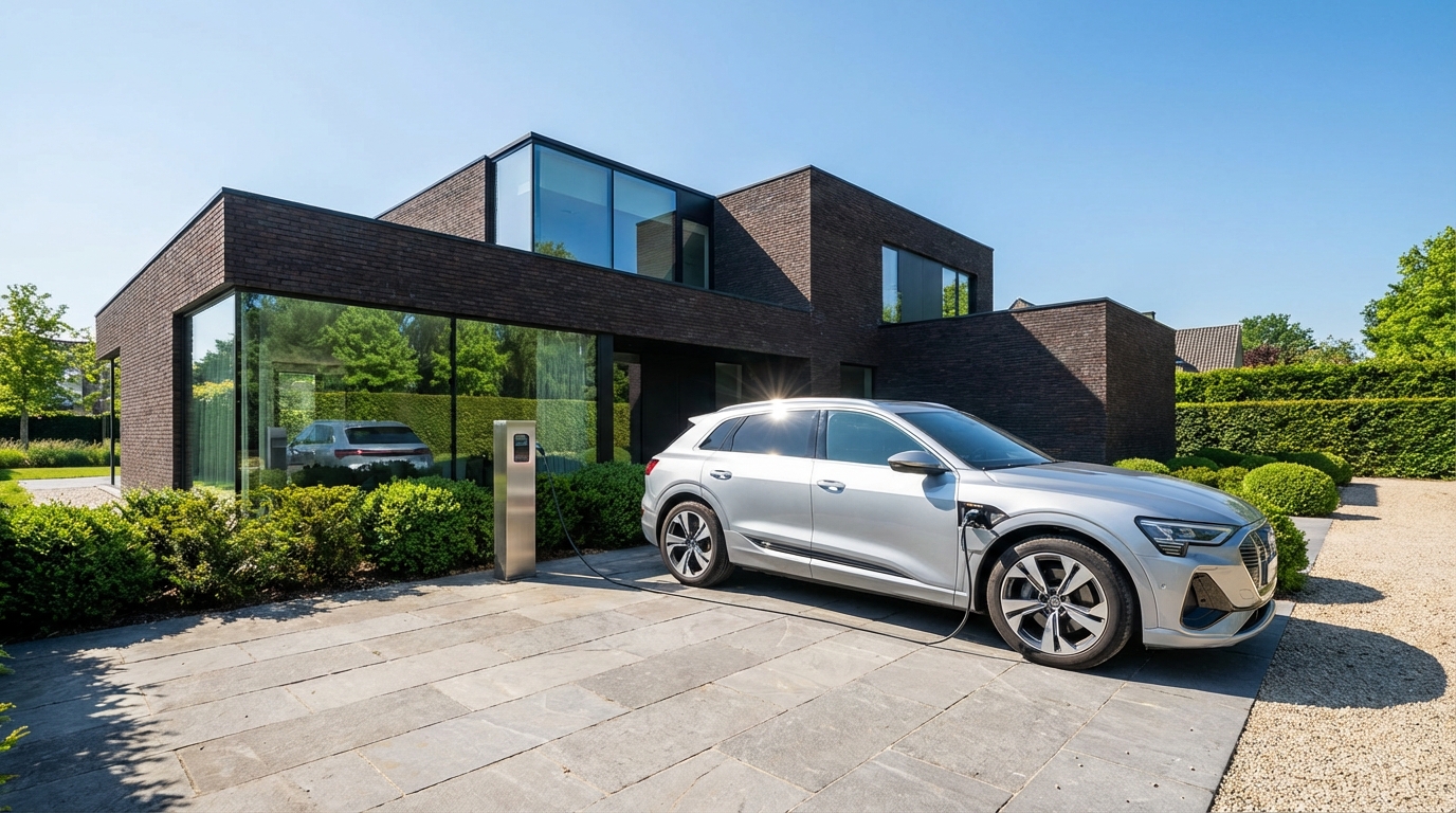 Laadstation in Molenbeek-Saint-Jean